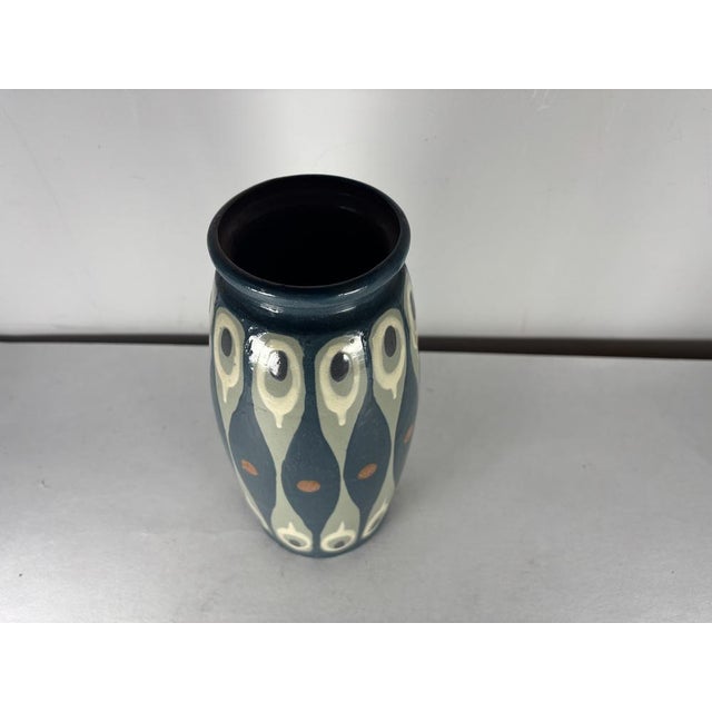 1920s Art Deco Vase by Léon Elchinger for Soufflenheim, Alsace, 1920s For Sale - Image 5 of 13