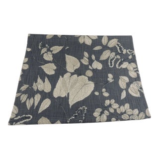 Pindler Blue and White "Arboretum" Fabric Sample For Sale