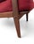 Brown Mid-Century Armchairs in Wood and Burgundy Velvet, 1960s, Set of 2 For Sale - Image 8 of 10