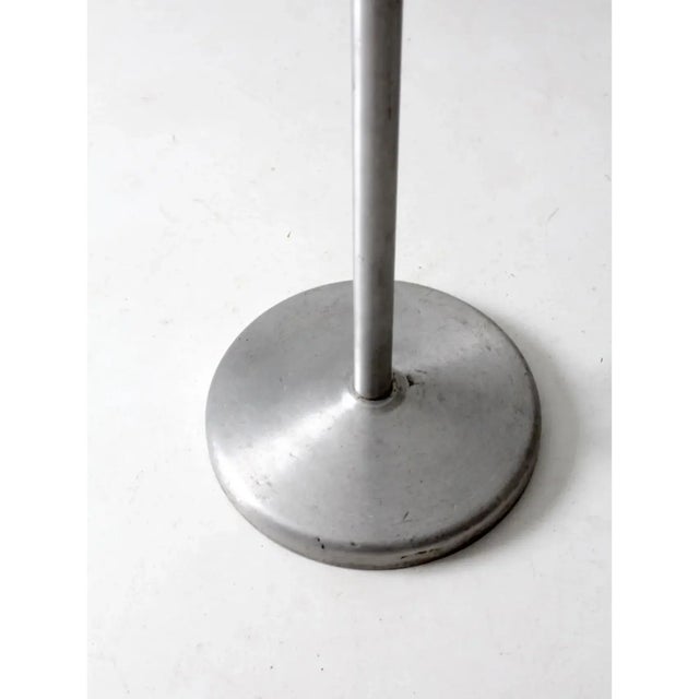 Silver Mid Century Aluminum Coat Rack For Sale - Image 8 of 10