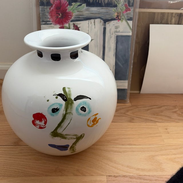 Ceramic 1996 Picasso Living "Face 1963" Ceramic Vase by Masterpiece Editions LTD For Sale - Image 7 of 10