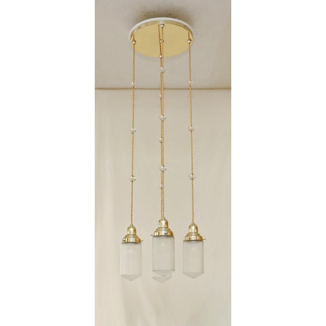 Art Nouveau Cascace Pendant Light, 1890s For Sale - Image 4 of 10