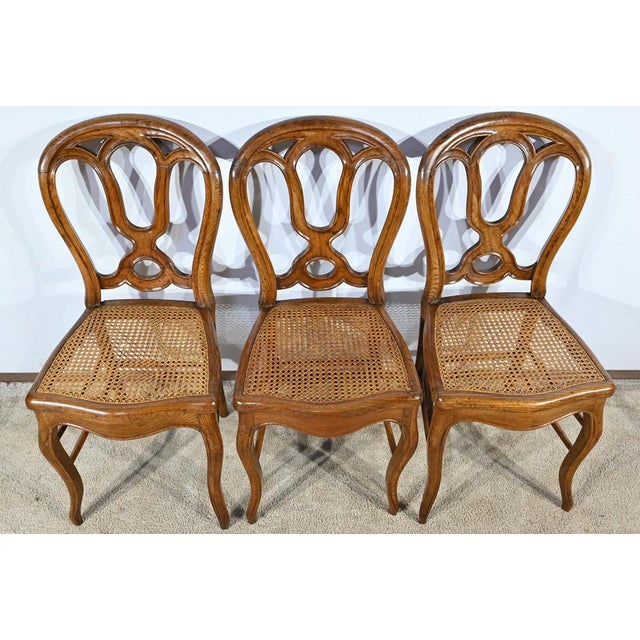 Mid-19th Century Louis Philippe Oak Chairs For Sale - Image 4 of 18