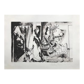 "Chevalier en Armure, Page Et Femme Nue" 1980s Pablo Picasso Estate Lithograph For Sale