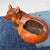 1990s Ainu Woodcarving Fox with Bowl Form, 1990s For Sale - Image 5 of 12