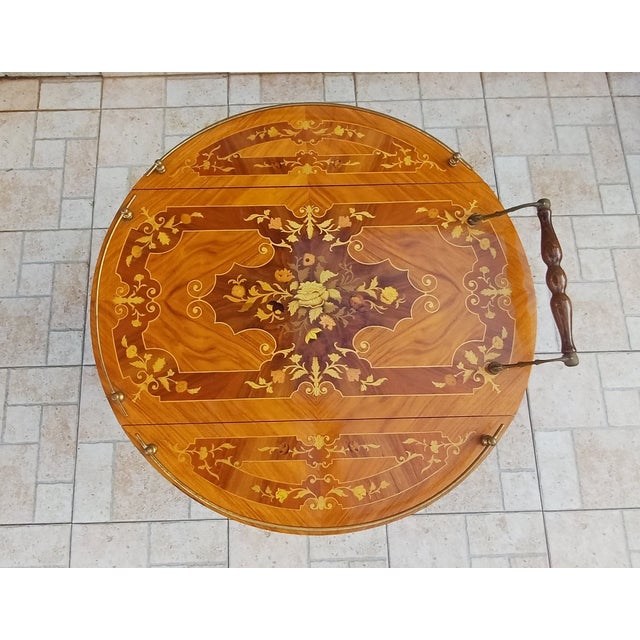 Sorrento Italian Bar Cart For Sale - Image 5 of 10