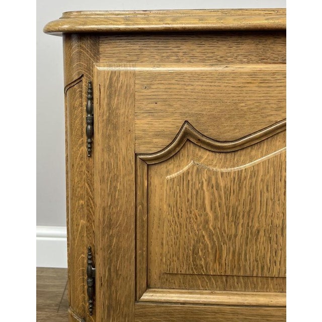 Vintage French Oak Storage Sideboard For Sale - Image 5 of 13