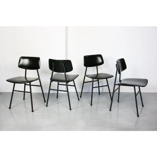 1960s Mid-Century Minimalist Dining Chairs by Niko Kralj for Stol Kamnik, Set of 4 For Sale - Image 5 of 18