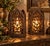 Pair of Heavy Vintage Cast Iron Gothic Cathedral Candle Holders For Sale - Image 11 of 12