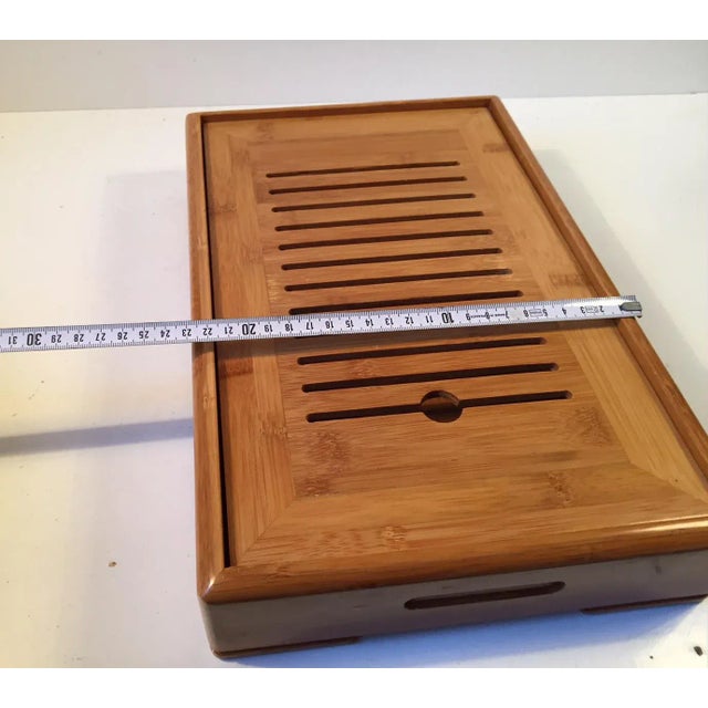 Wood Vintage Danish Beech Storage Box, 1970s For Sale - Image 7 of 11