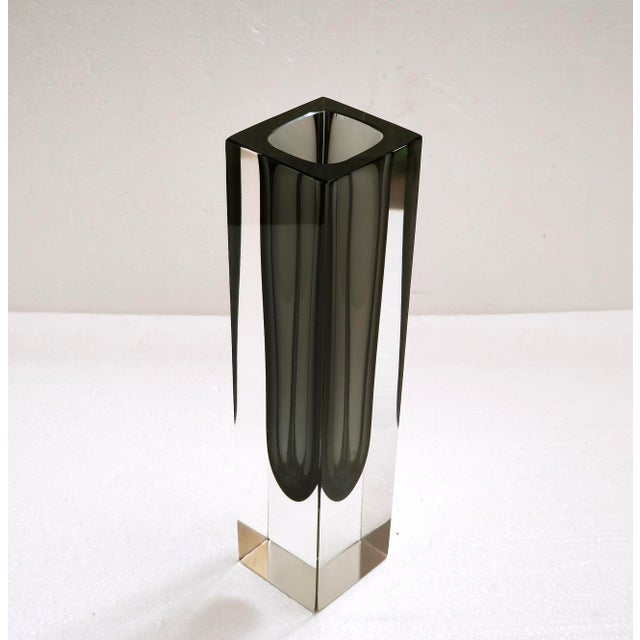 Large Murano Sommerso Glass Vase from Alessandro Mandruzzato, 1970s For Sale - Image 10 of 18