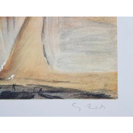 Artist: Bogdan Grom, Italian (1918 - ) Title: Village of Centocelle Year: 1979 Medium: Lithograph, signed and numbered in...