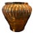Vintage Egyptian Hammered Copper Wide Mouth Vase - Mid 20th Century For Sale