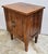 Late 20th Century Late 20th Century Handcrafted Solid Walnut Stained French Panel Side Cabinet For Sale - Image 5 of 12
