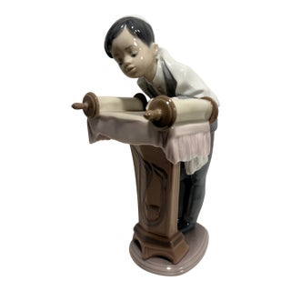 Vintage Lladro Bar Mitzvah Day Porcelain Figurine #6004 Mint Condition For Sale