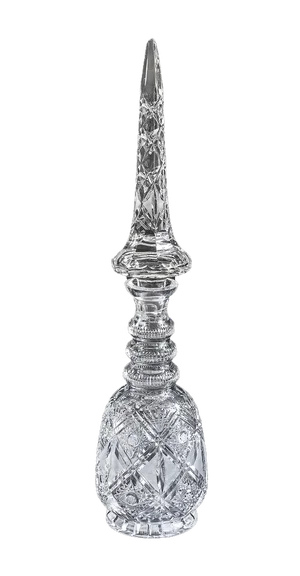 Large Middle Eastern style Bohemian Crystal Decanter