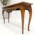 Parquetry Inlay Top Cabriole Leg Scallop Ornament Chestnut Console Sofa Table For Sale - Image 11 of 13
