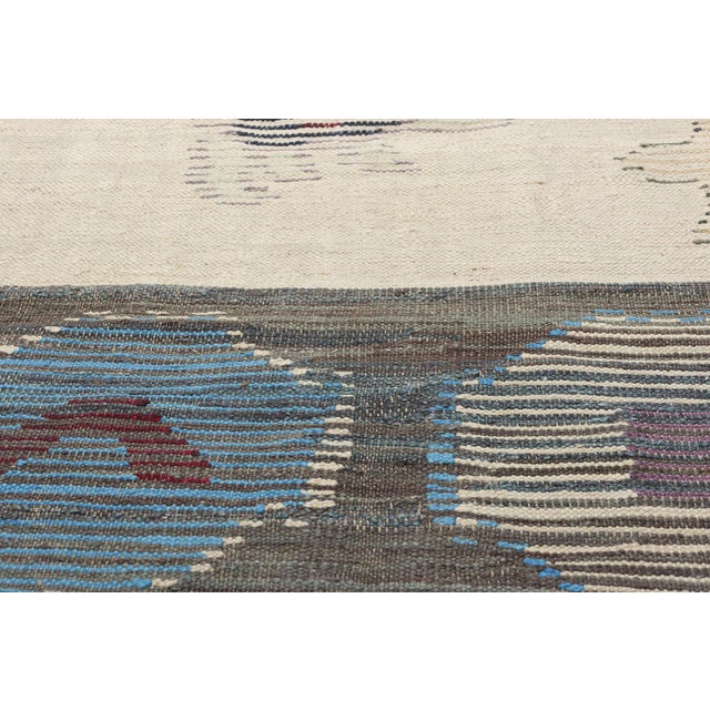 2000 - 2009 Vintage Turkish Tribal Kilim Rug - 10'02 X 14'02 For Sale - Image 5 of 9