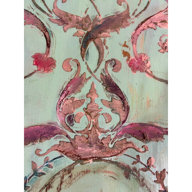 Antique Painted Wardrobe with Versailles Style Panels, 1890s For Sale - Image 11 of 14