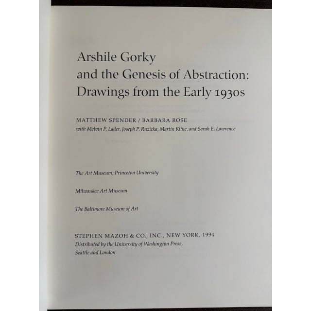 Arshile Gorky and the Genesis of Abstraction Drawings From the Early 1930s & Postcard Signed by Martin Kline to Dr. Curtis Carter For Sale In Charleston - Image 6 of 12