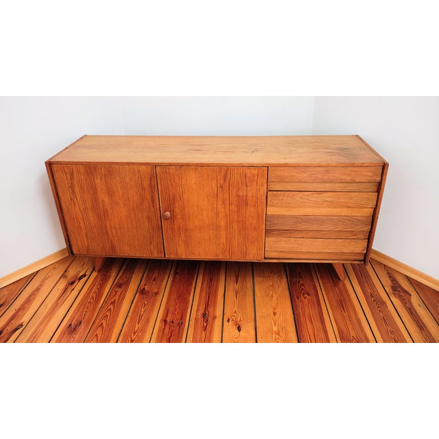 Czechoslovakian Sideboard attributed to J. Jiroutek for Interier Praha, 1960s For Sale - Image 8 of 13