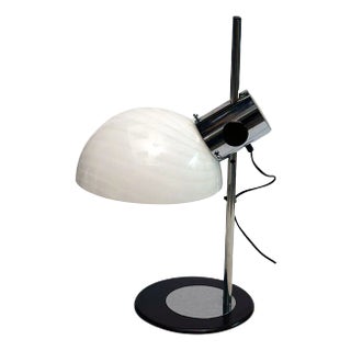 Glass and Metal Table Lamp by Zonca, 1970s For Sale