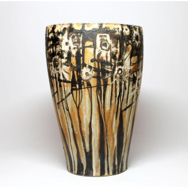 Large Vintage Pyrogranite Vase, 1950s For Sale - Image 9 of 17