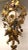Early 20th Century Early 20th Century Gilt Metal and Tole Cherub Motif Chandelier For Sale - Image 5 of 13
