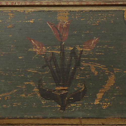 Folk Art Bridal Box For Sale - Image 4 of 12