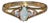 The Elliana: Ladies Signed Vintage Australian Opal and Diamond Ring in 14K Gold For Sale
