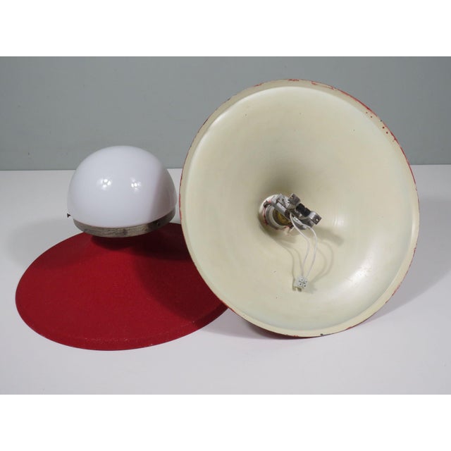 1950s Wall or Ceiling Lamps with Flowing Lines and Subtle Texture, 1950s, Set of 2 For Sale - Image 5 of 17