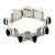 Mexican Vintage Mexico Silver Statement Bracelet With Aztec Faces, 1970s For Sale - Image 3 of 5