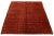 2020s Hand-Loom Modern Gabbeh Style Wool Rug With Solid Rust Color For Sale - Image 5 of 8