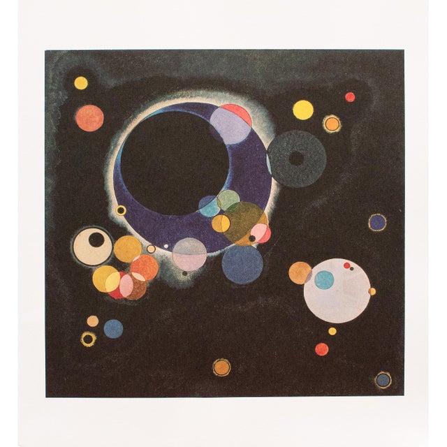 Late 20th Century C. 1980s After Wassily Kandinsky "Several Circles" (Sketch), German Edition Full-Color Print For Sale - Image 5 of 6