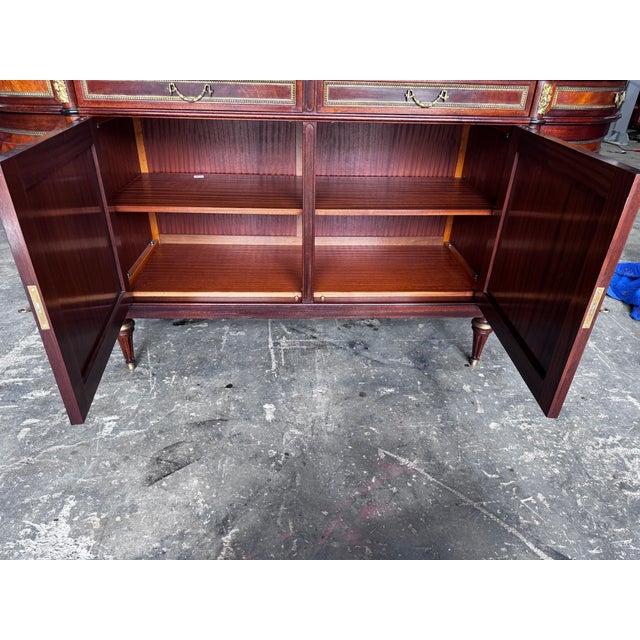 Brown Louis XVI French Server For Sale - Image 8 of 12