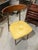 Up for consideration is a beautiful vintage wooden mid century modern wood chair with a yellow leather cushion. This is a...