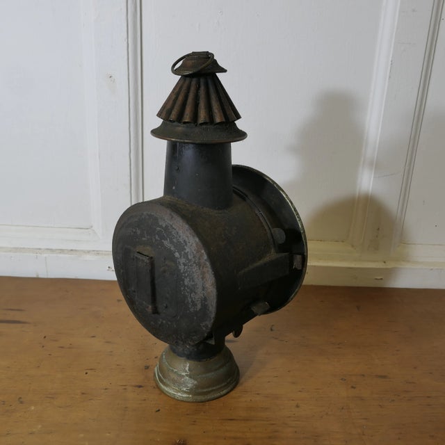 French Brass and Iron Carriage Table Lamps from Daris, 1890s, Set of 2 For Sale - Image 6 of 13