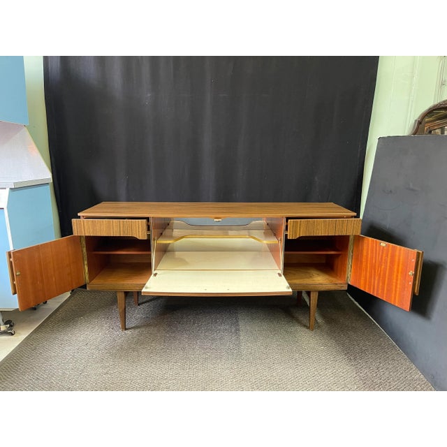 Mid Century English Credenza and Dry Bar by Beautility Chairish