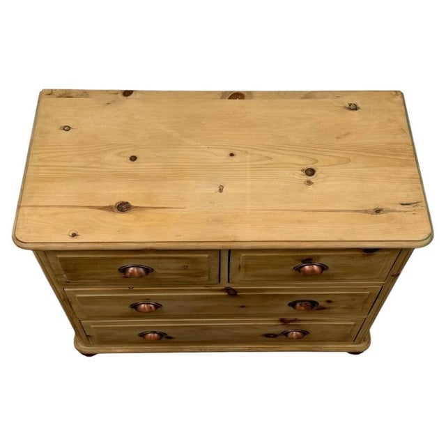 2000 - 2009 Mid-Century Pine Chest of Drawers For Sale - Image 5 of 12