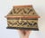 Vintage Wood, Brass & Copper Hinged Trinket Box For Sale - Image 9 of 12