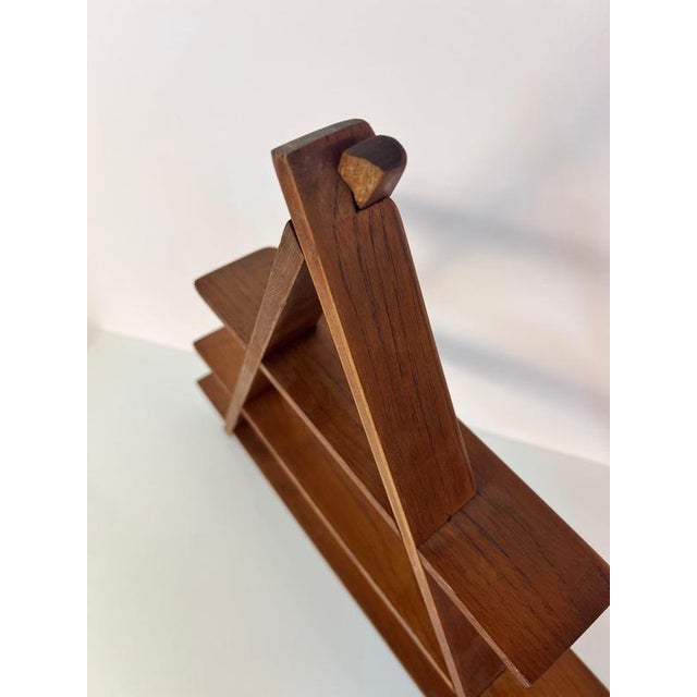 Vintage Triangle Wall Shelf, Denmark For Sale - Image 4 of 9