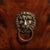 Flame-veneer mahogany chest in Rich Mahogany. The rich mahogany surface highlights four drawers, ornate brass ring pulls,...