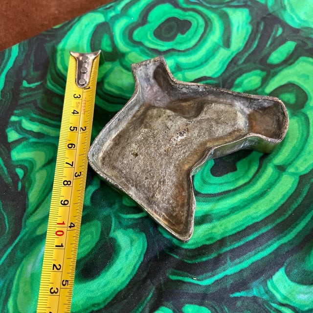 Small Horse Shaped Brass Ashtray For Sale - Image 4 of 8