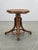 Exceptional Art Deco adjustable piano stool manufactured by Fischel in Czechoslovakia during the 1930s. Crafted from solid...