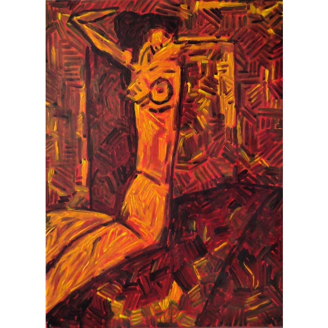 Inner Light. The original painting is created with acrylic on canvas using a palette knife. The size of the work is 30 x...
