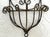 Metal Mid Century Wrought Iron Wall Planter With Scrolls For Sale - Image 7 of 9