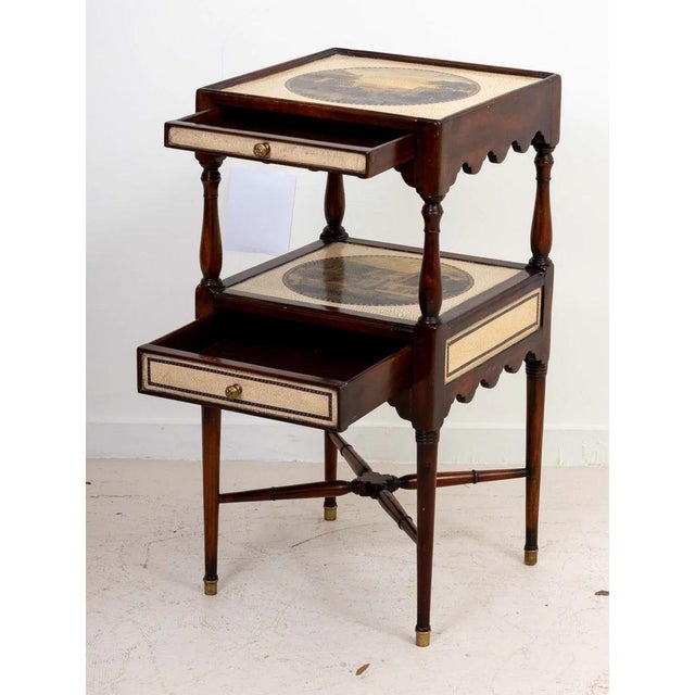 Theodore Alexander Two Drawer Side Table For Sale In New York - Image 6 of 11