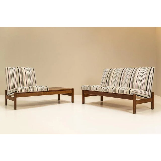 Set of Italian Modular Bench Set in Teak, 1960s For Sale - Image 12 of 12