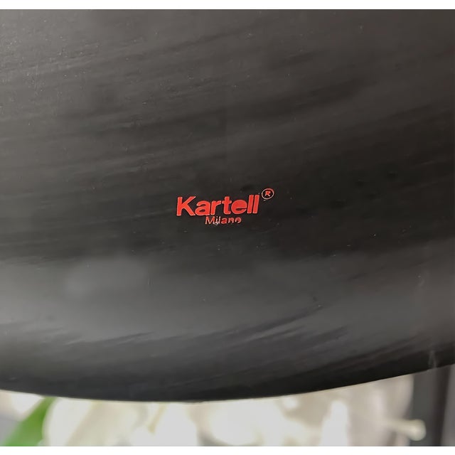 Plastic Kartell Masters by Philippe Starck Black Chair - 6 in Excellent Condition- Indoor / Outdoor For Sale - Image 7 of 7