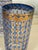 Blue Vintage 1970s Gold & Blue MCM Glass Tumblers - A Set of 7 For Sale - Image 8 of 10